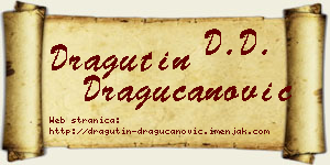 Dragutin Dragucanović vizit kartica